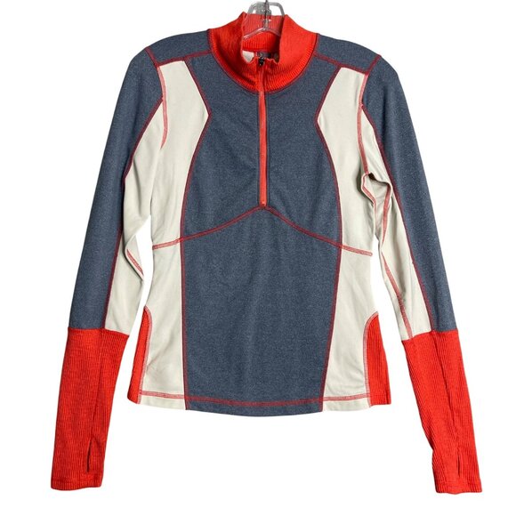 Free People Movement Undercover Base Layer Top Womens M Blueberry‎ Combo Running - Picture 1 of 10
